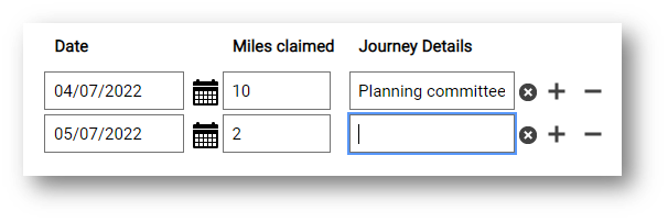 Journey details