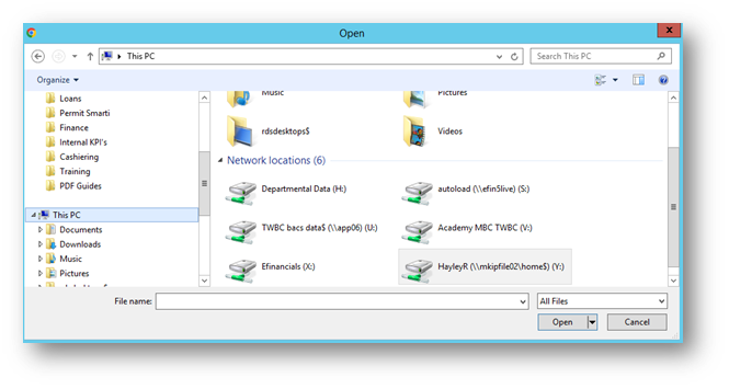 Locate document