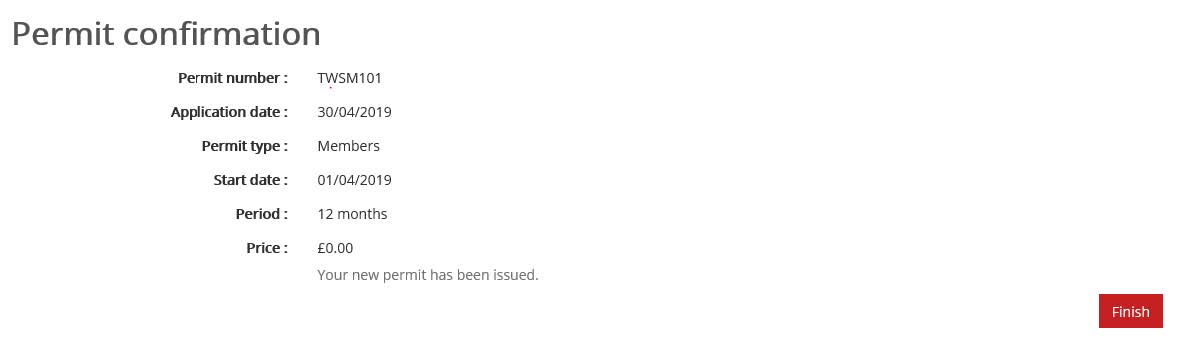 Review the details and proceed if they are correct