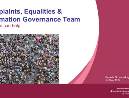 Complaints, Equalities & Information Governance Team – New Councillors Induction May 2024